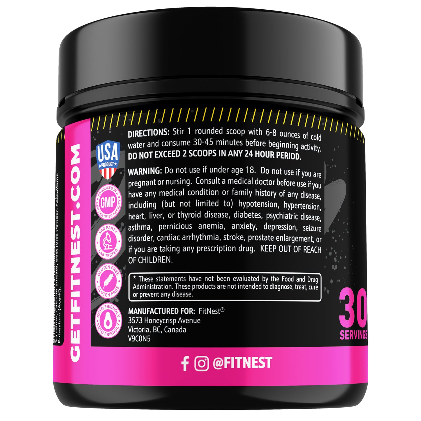 Pre-Workout Pink Lemonade: Exhilarating Energy & Sharp Focus Mix